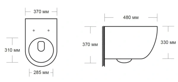 Комплект инсталляции с унитазом Milleau Alby MR0425-A5.203GW без кнопки Комплект инсталляции с унитазом Milleau Alby MR0425-A5.203GW без кнопки