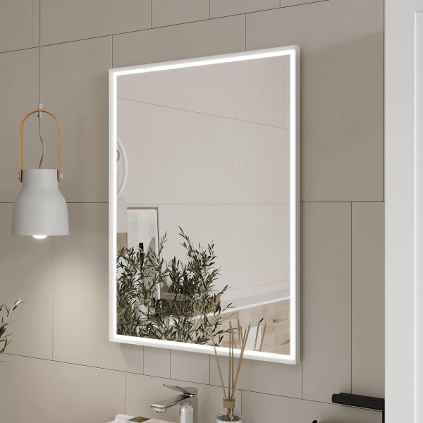 Зеркало Equil Lago LED 60х80 белое
