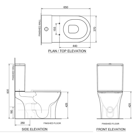Напольный унитаз Roxen Urban 600190-01