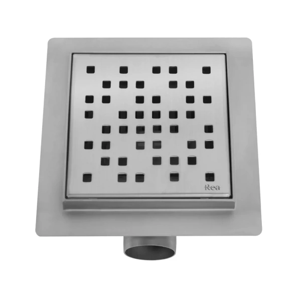 Трап для душа Rea DOTS G6202 nikiel matt (12Х12)