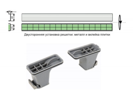 Душевой трап Tim BAD716002