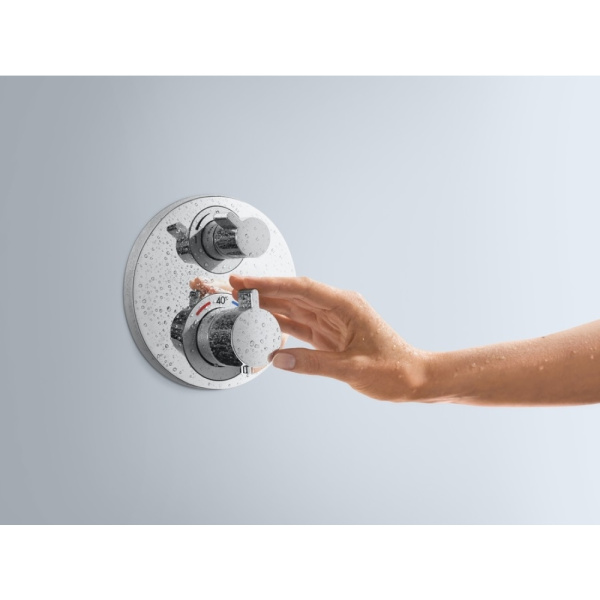 Смеситель встраиваемый термостатический Hansgrohe Ecostat S 15757000