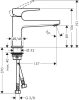 Смеситель Hansgrohe Metropol 74502000