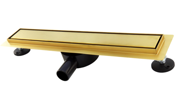 Душевой лоток Roxen Supra Gold 60 двухсторонний под плитку