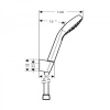 Душевой гарнитур Hansgrohe Croma Select S Vario 3jet 26411400