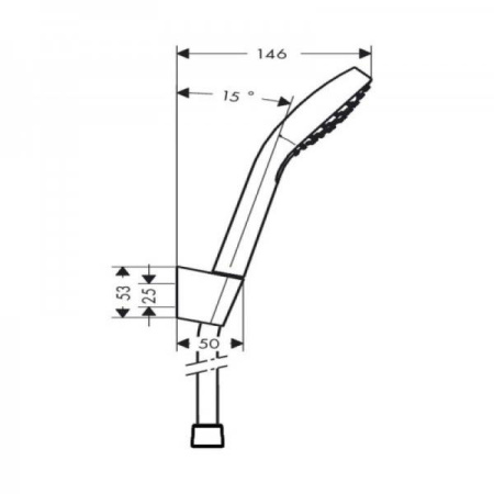 Душевой гарнитур Hansgrohe Croma Select S Vario 3jet 26411400
