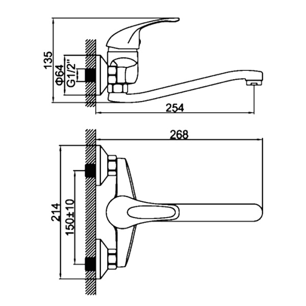 Смеситель Ledeme 4629-B Смеситель Ledeme 4629-B