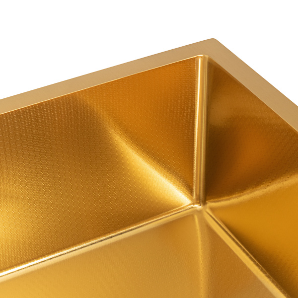 Кухонная мойка Arfeka Eco AR Gold PVD Nano Decor 50х50