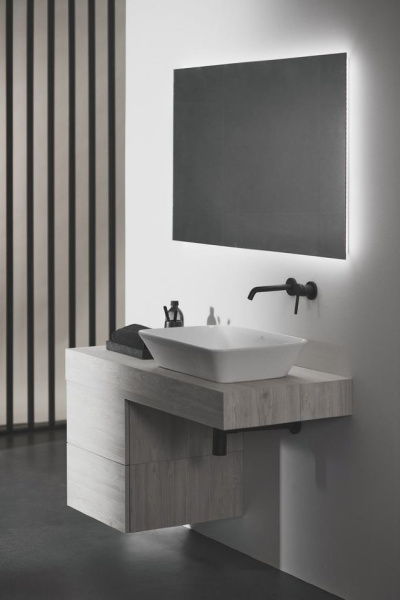 Смеситель Ideal Standard Ceraline (черный матовый) с внутренней частью в комплекте