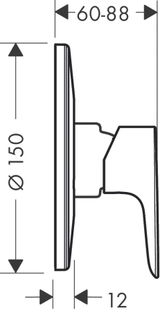 Смеситель встраиваемый Hansgrohe Talis 71766000