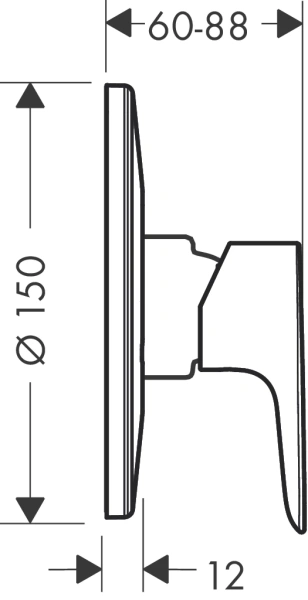 Смеситель встраиваемый Hansgrohe Talis 71766000