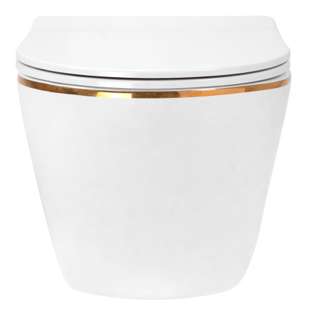 Подвесной унитаз Roxen Antares Gold 530110-01G