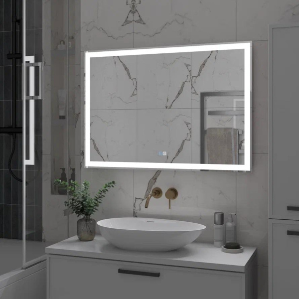 Зеркало Continent Clamm LED 80/100 с подогревом