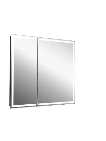 Шкаф зеркальный Continent Mirror Box 80/100 с подсветкой LED 80х80
