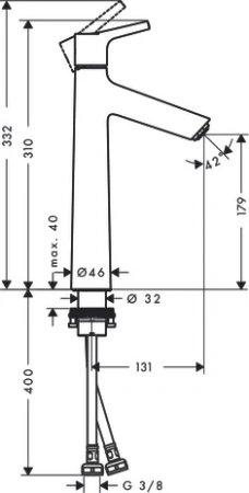 Смеситель Hansgrohe Talis 72031000