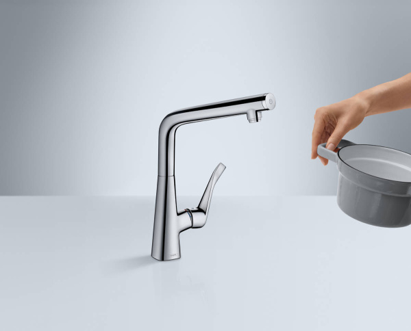 Смеситель Hansgrohe Metris Select M71 1jet 14883800