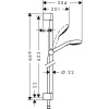 Душевой гарнитур Hansgrohe Croma Select E 3jet Multi 26580400