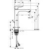 Смеситель Hansgrohe Metris 200 31183000