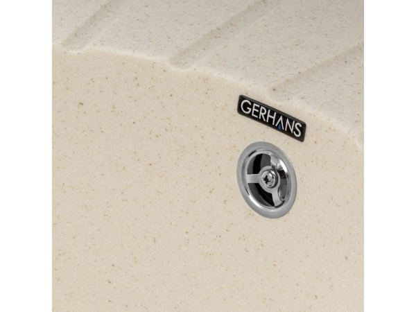 Кухонная мойка Gerhans A02-20 бежевая
