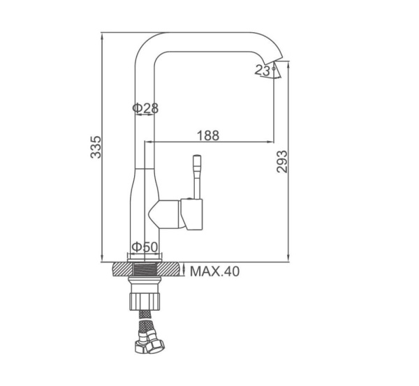 Смеситель Ledeme L4698D Смеситель Ledeme L4698D