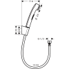 Гигиенический душ Hansgrohe 1jet 32129340