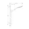 Душевой гарнитур Hansgrohe Raindance Select S 3jet 26626400