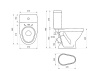 Напольный унитаз Santeri Форвард 1P2052S0100BF
