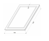Зеркало Continent Rimini LED 60х80