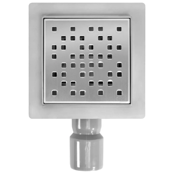 Трап для душа Rea DOTS G6202 nikiel matt (12Х12)
