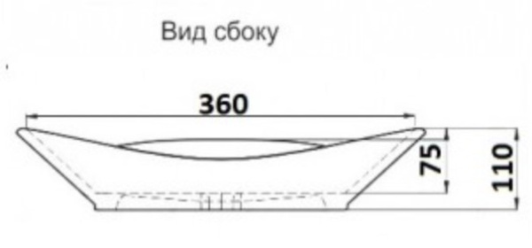 Умывальник CeramaLux 78121