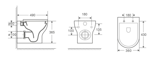 Подвесной унитаз WeltWasser Erlenbach 004GL-WT Подвесной унитаз WeltWasser Erlenbach 004GL-WT