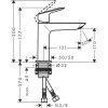 Смеситель Hansgrohe Logis 110 71253000