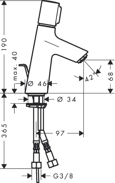 Смеситель Hansgrohe Talis 72040000