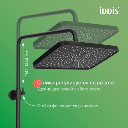 Душевая система Iddis Parker PARBL3Fi06