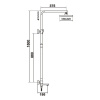 Душевая система Rose R1056T