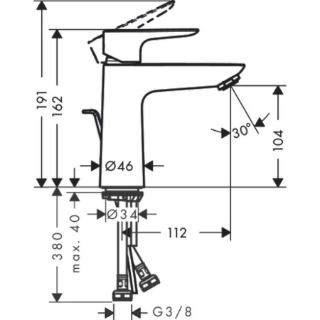 Смеситель Hansgrohe Talis 71713000