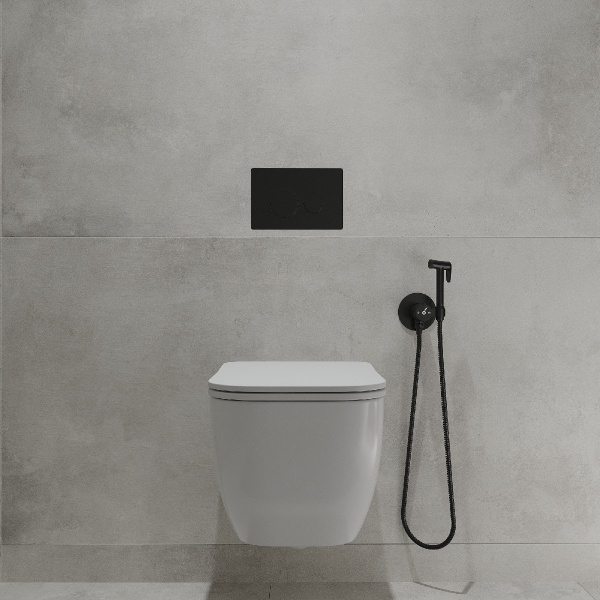 Комплект инсталляции Oliveeka OL-MQ-003 с унитазом OL-1216 и кнопкой OL-R22-MB
