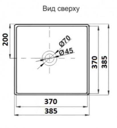 Умывальник CeramaLux W1531A