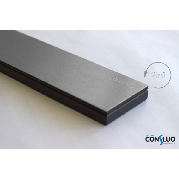 Душевой лоток Pestan Confluo Frameless Line Black Glass 30