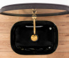 Умывальник Rea Belinda Black Gold Edge U8796