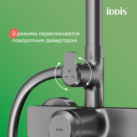 Душевая система встраиваемая Iddis Parker PARGM3Fi06
