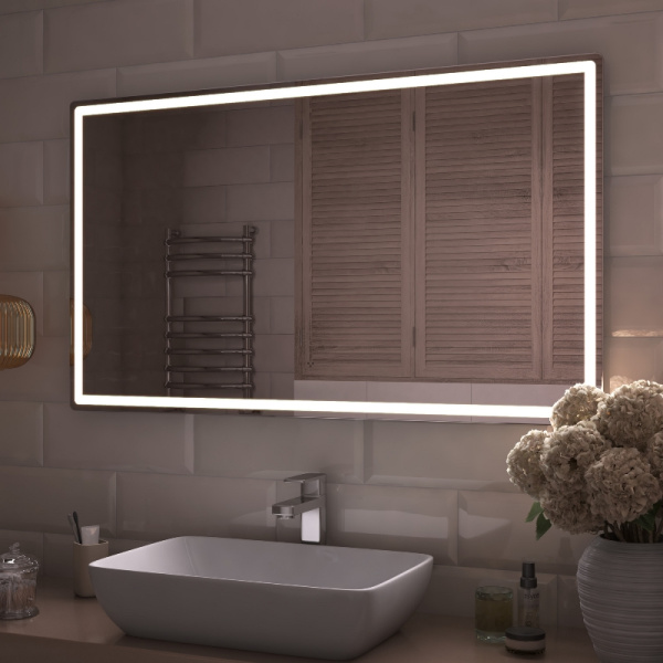 Зеркало Vigo Geometry Comfort 60х70 / 70х70 / 80х70 / 100х70 / 120х70 с подогревом детальное фото Зеркало Vigo Geometry Comfort 60х70 / 70х70 / 80х70 / 100х70 / 120х70 с подогревом