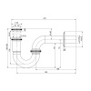 Сифон для раковины Wellsee Drainage System 182102000