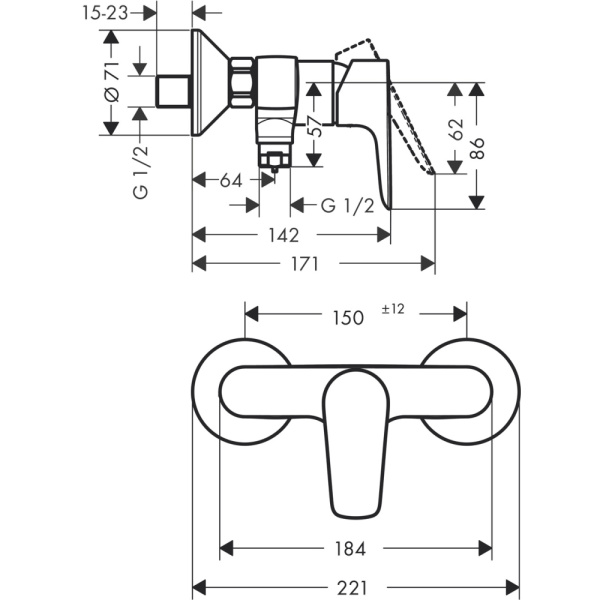 Смеситель Hansgrohe Talis 71760700