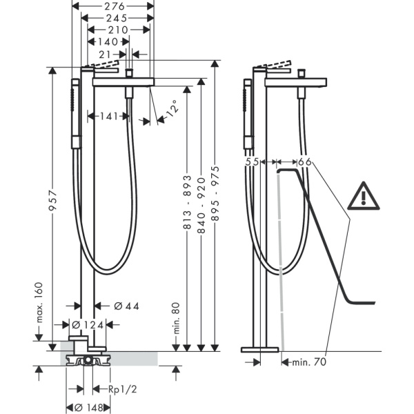 Смеситель Hansgrohe Finoris 76445700