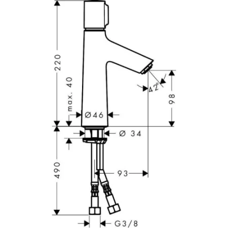 Смеситель Hansgrohe Talis 72043000