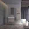 Пенал Belux Бостон 35х120 бетон Чикаго