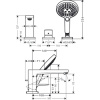 Смеситель Hansgrohe Metropol 32551000