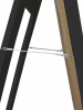 Зеркало Continent Norden Black LED 49х165