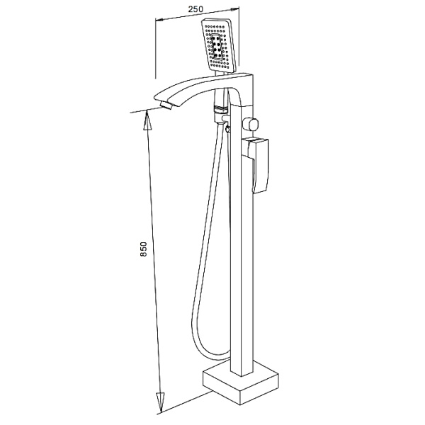 Смеситель Gappo G3007-8 Смеситель Gappo G3007-8